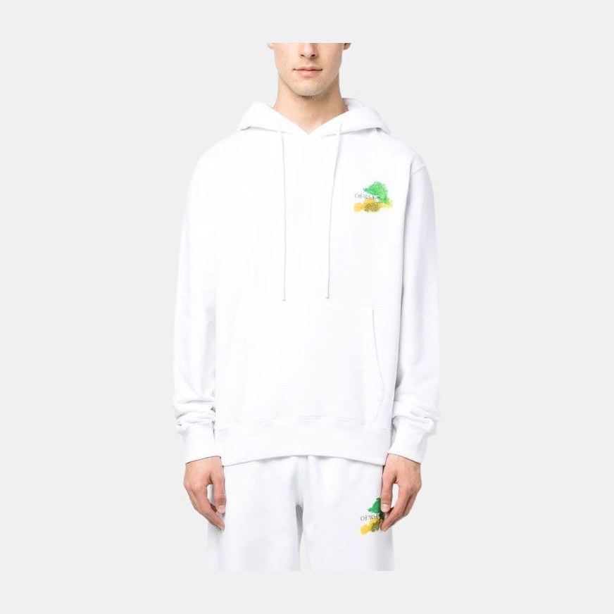 OFF-WHITE SS23 White Hoodie