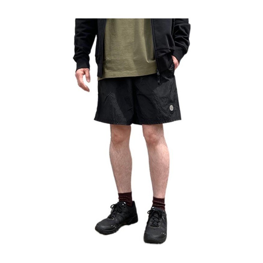 Stone Island Nylon Shorts Black