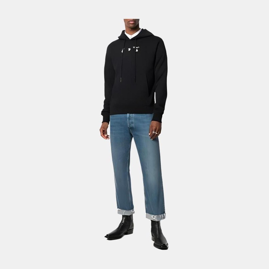 OFF-WHITE SS21 Printed Hoodie Black