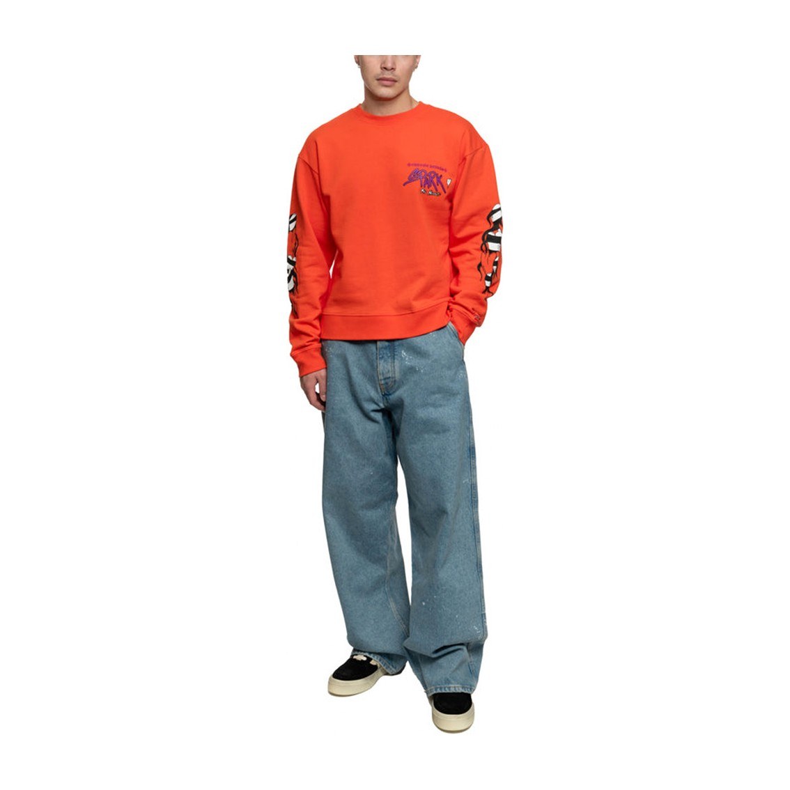 Chrome Hearts Crewneck Sweatshirt Orange