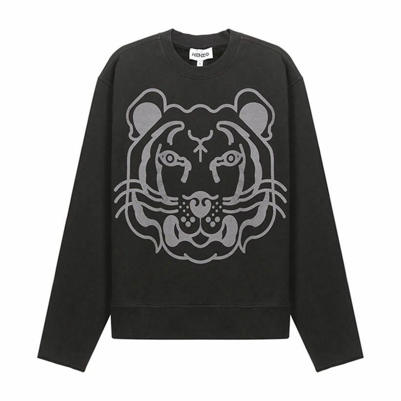 KENZO Tiger Head Crewneck Sweatshirt Black