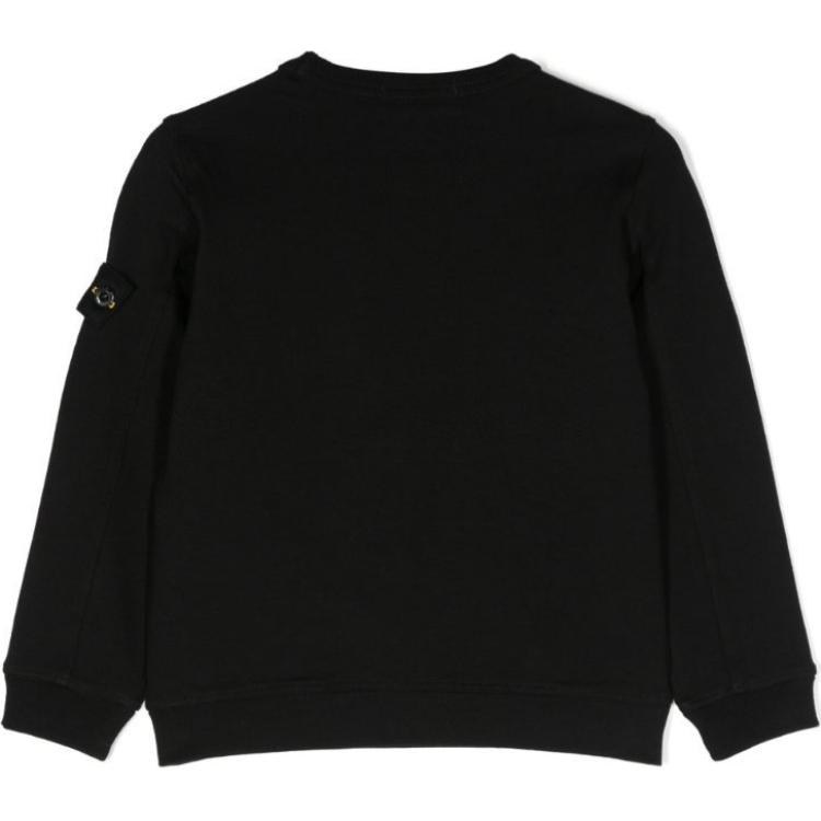 Stone Island SS23 Logo Crewneck Sweatshirt Black