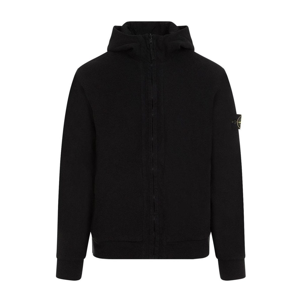 Stone Island Black Hooded Jacket