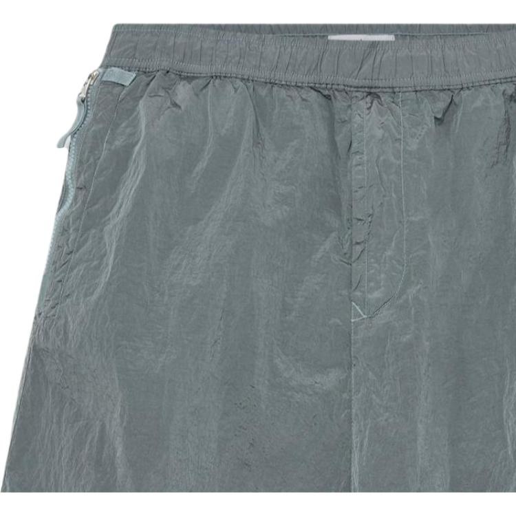 Stone Island SS23 Nylon Logo Shorts Sky Blue