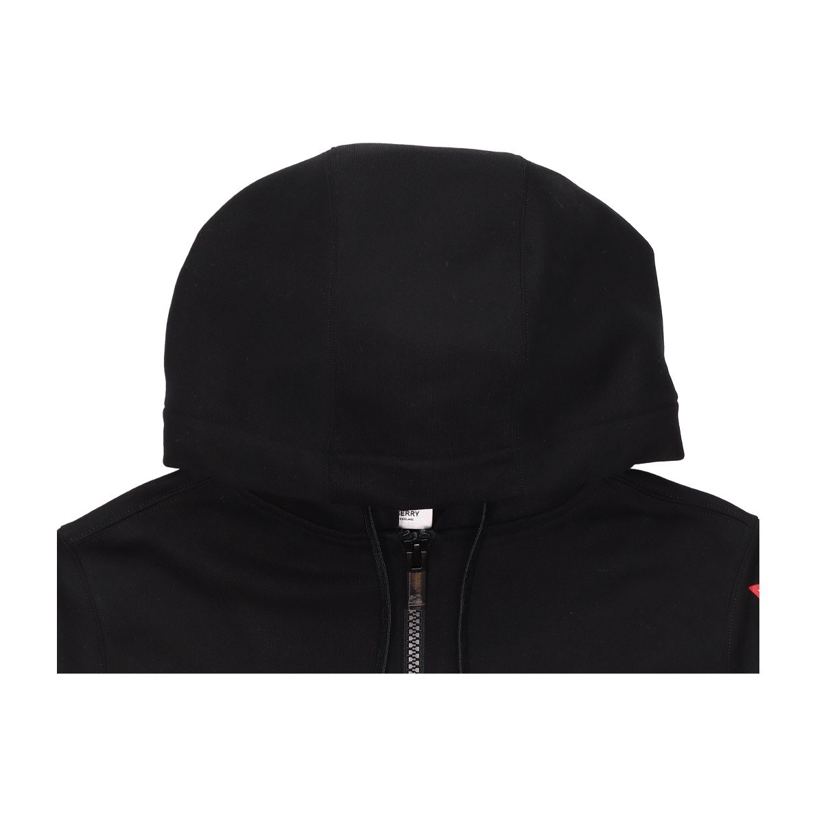 Burberry Logo Print Hoodie Jacket Black