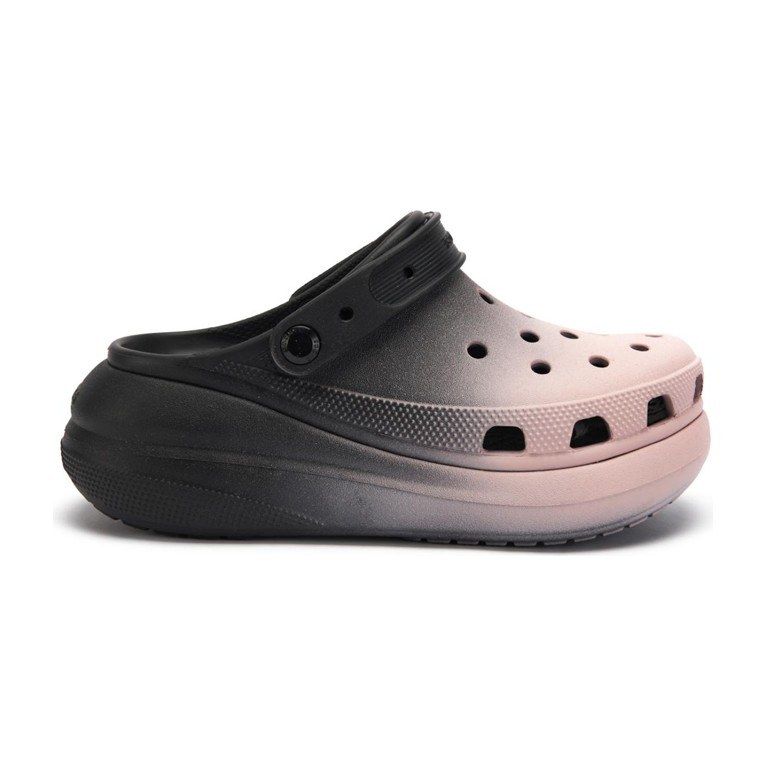 Crocs Classic Crush Clog Black Pink