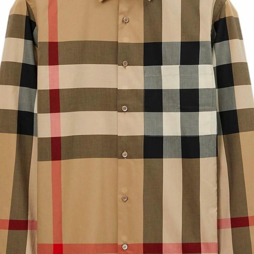 Burberry Check Shirt Beige