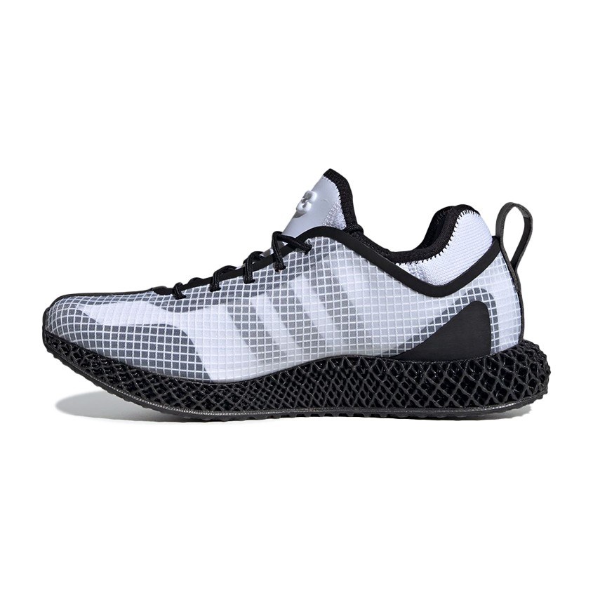 Y-3 4D Runner White Black
