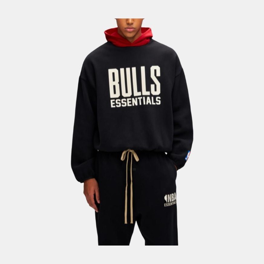 Fear of God Essentials x NBA Pullover Hoodie Black/Red