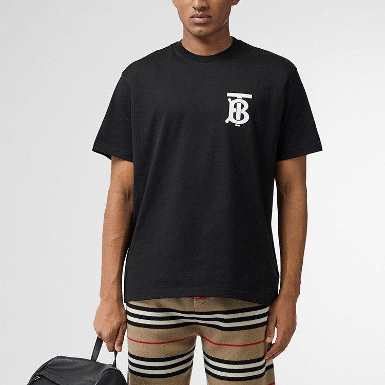 Burberry TB Logo T-Shirt Black