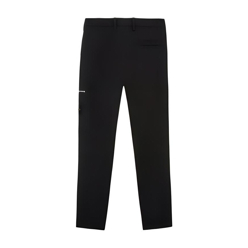 Stone Island Slim Logo Zip Pants Black