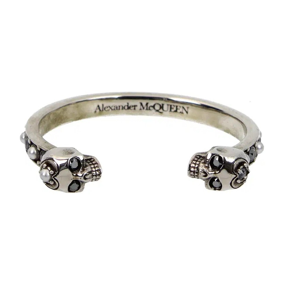 Alexander McQueen Twin Skull Bracelet
