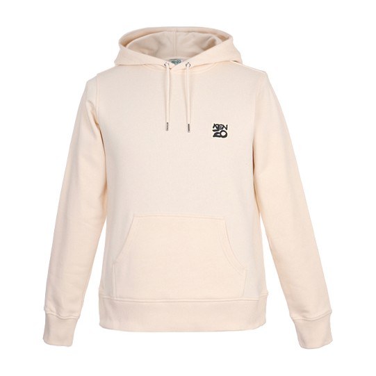 KENZO Japanese Illustration Hoodie Beige