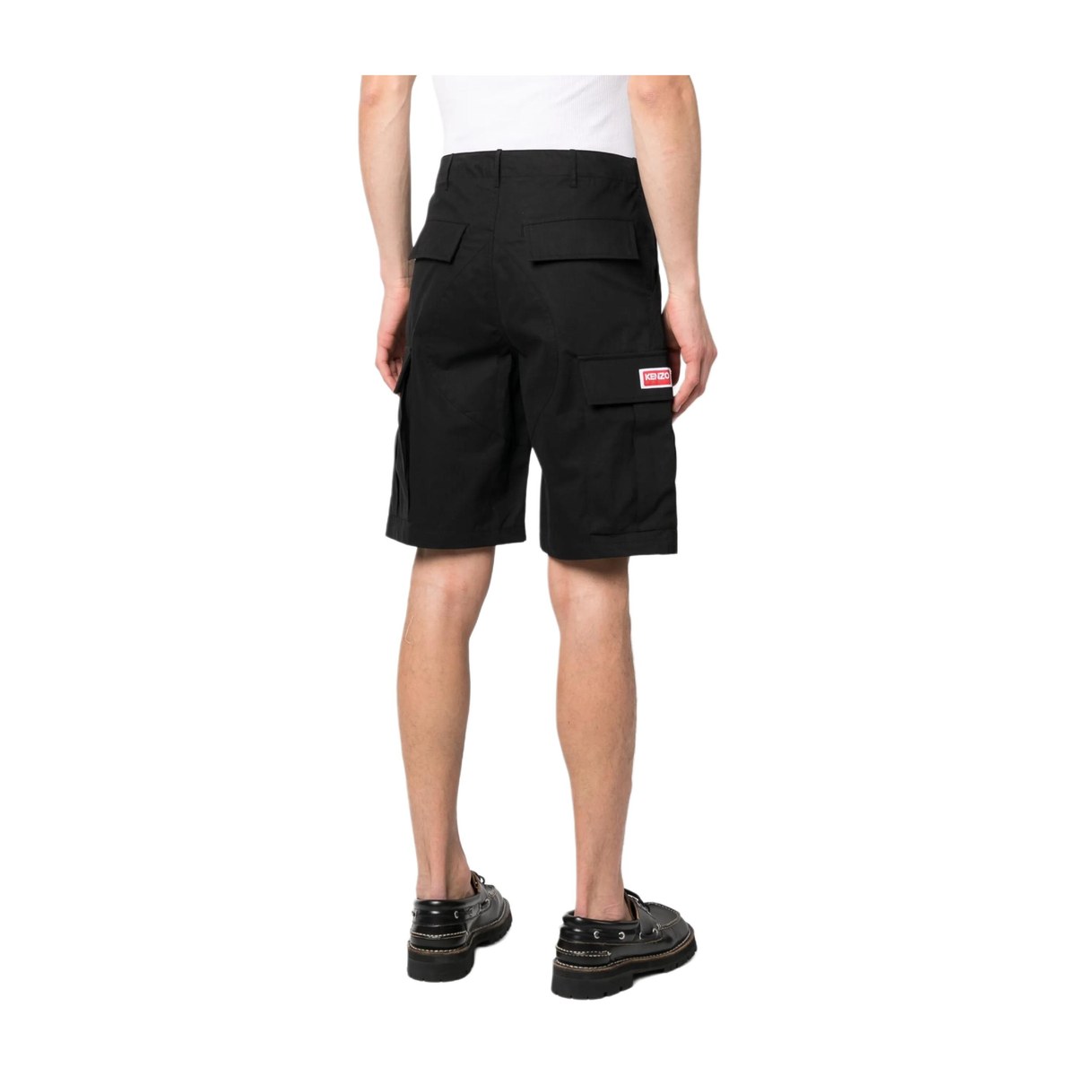 KENZO Button Casual Shorts Black