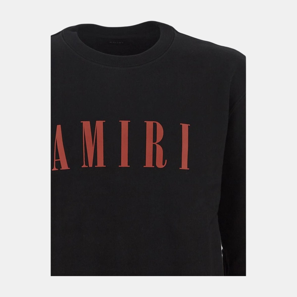 AMIRI FW22 Logo Crewneck Sweatshirt Black