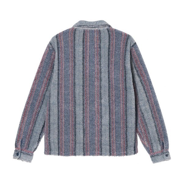 Stussy FW 23 Stripe Sherpa Shirt