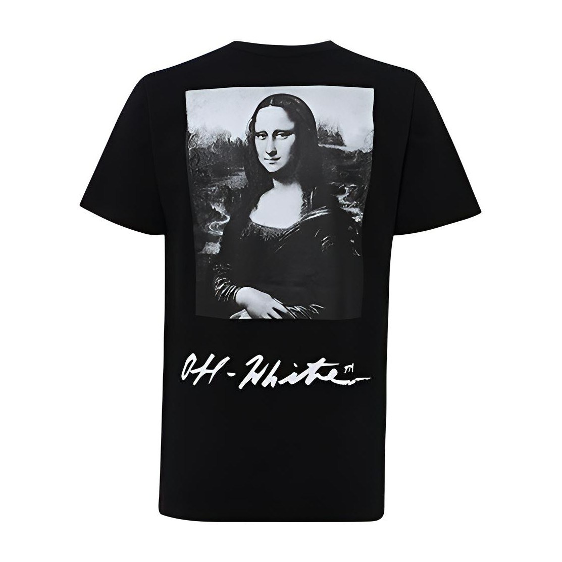OFF-WHITE Mona Lisa Print T-Shirt Black
