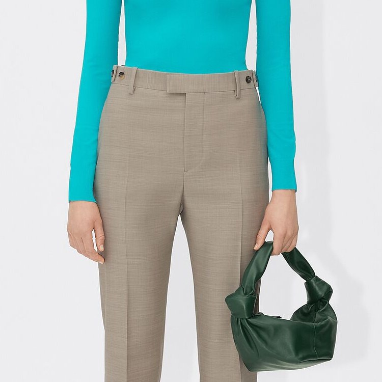 Bottega Veneta Knot Mini Tote Deep Green
