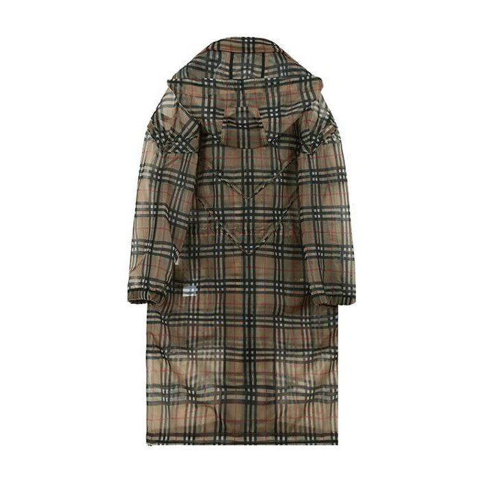 Burberry Vintage Check Hooded Coat