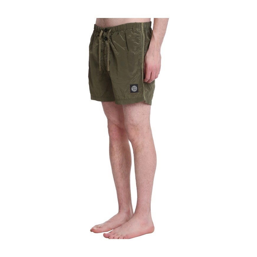 Stone Island SS21 Swim Shorts Green