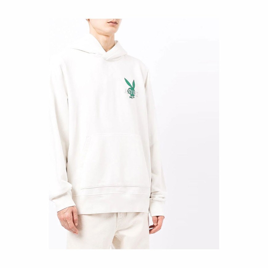 AMIRI x Playboy Logo Hoodie White