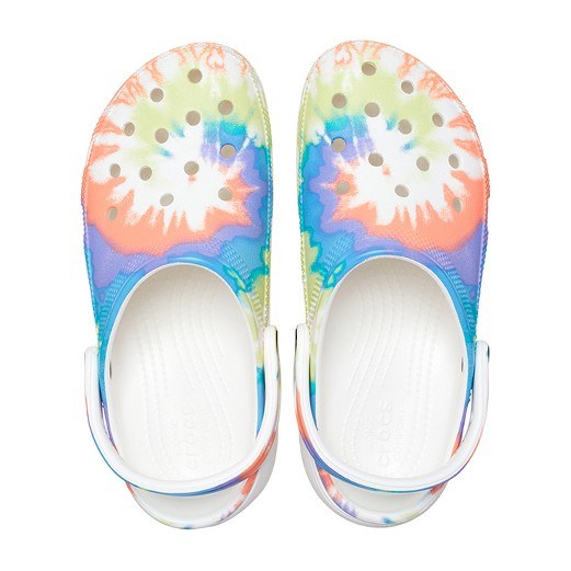 Crocs Classic Clog Blue Orange Tie-Dye