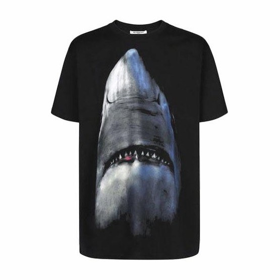 Givenchy Shark Print T-Shirt Black
