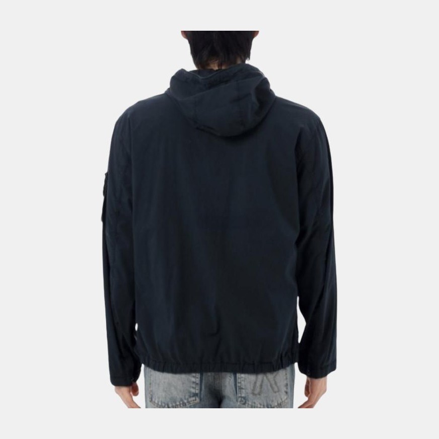 Stone Island Navy Hooded Zip Jacket