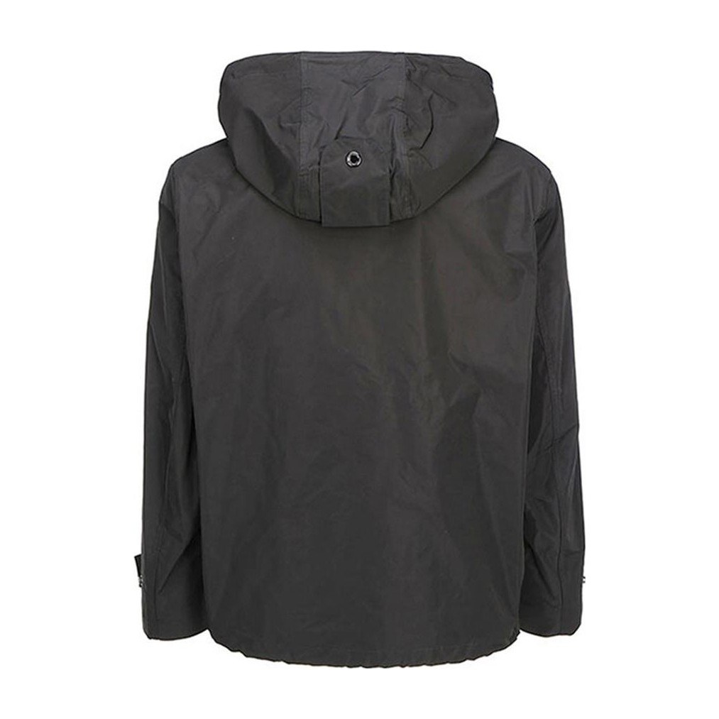 Burberry Logo Zip Hoodie Black
