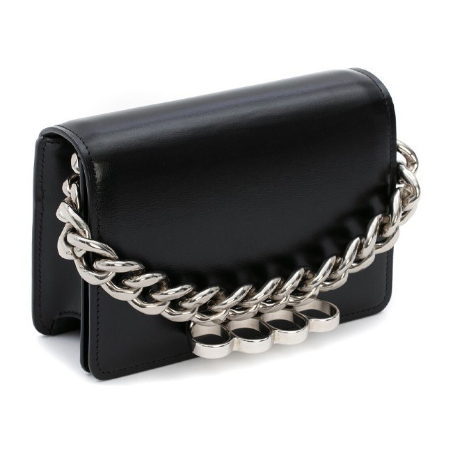 Alexander McQueen Four Ring Chain Mini Bag