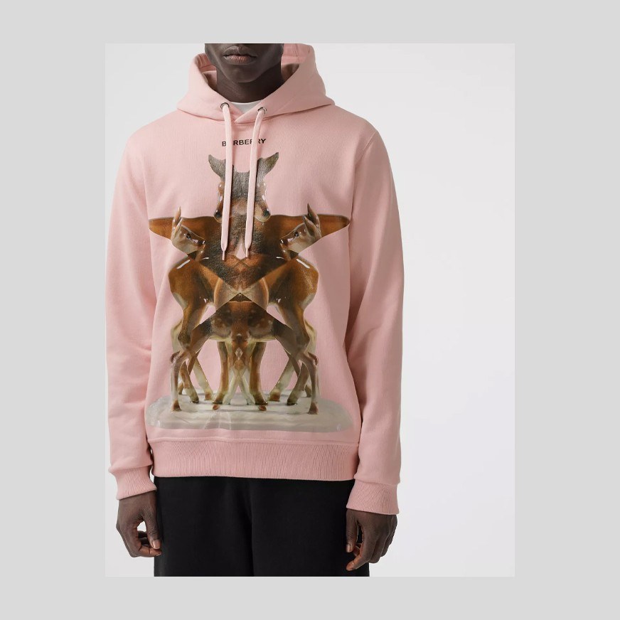 Burberry Kaleidoscope Hoodie Frost Pink