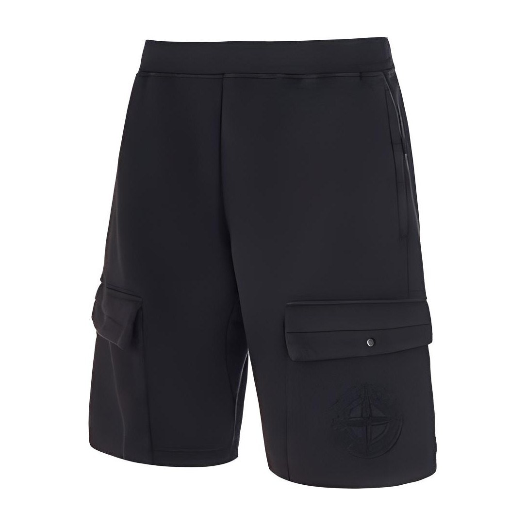Stone Island SS22 Black Shorts