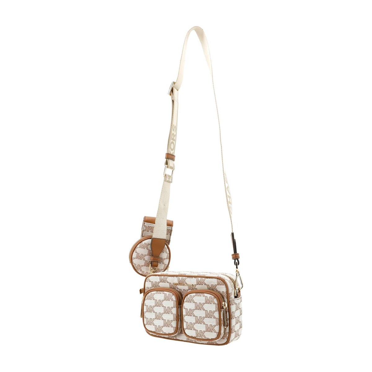 Michael Kors Jet Set Camera Bag Beige Brown