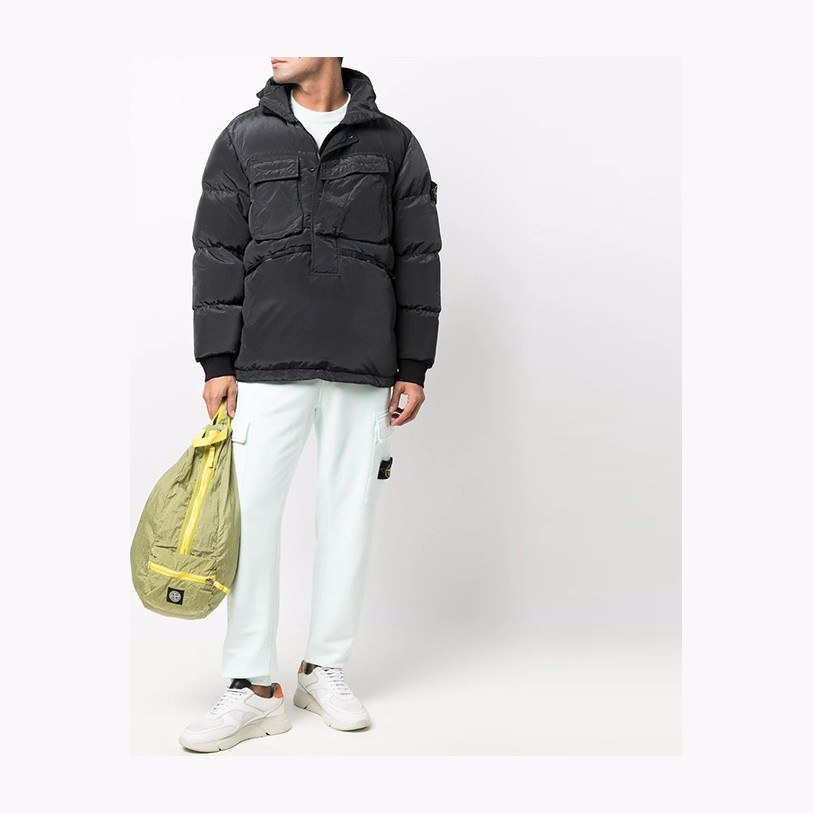 Stone Island Down Jacket Anthracite
