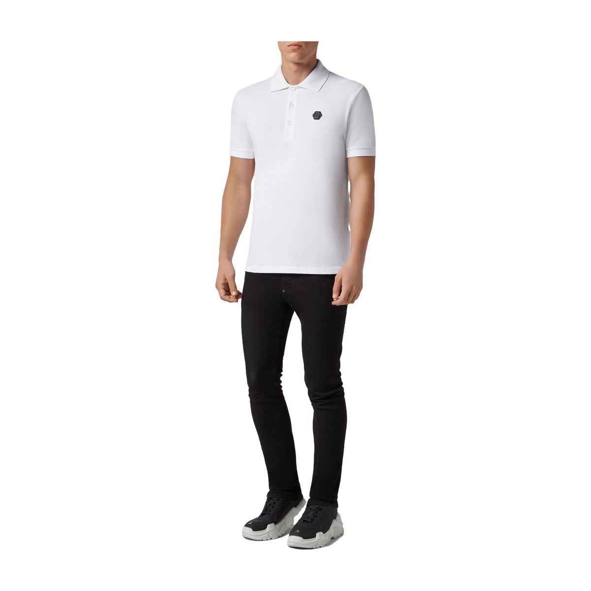 Philipp Plein Polo Shirt White
