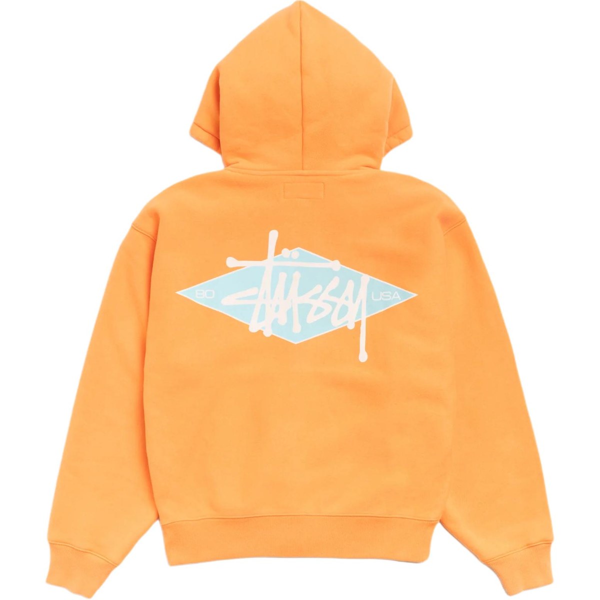 Stussy SS26 BASIC DIAMOND ZIP HOODIE logo