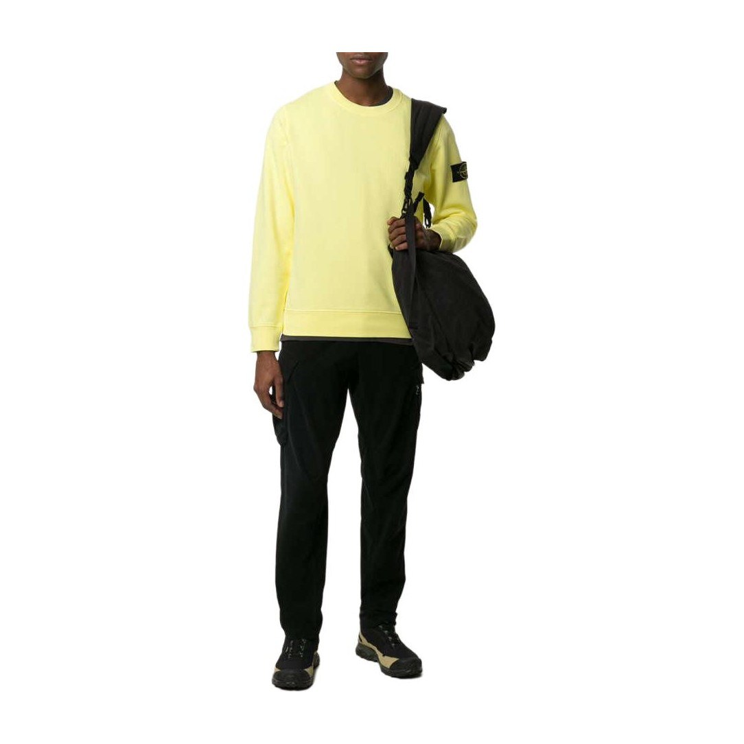 Stone Island SS21 Yellow Crewneck Sweater