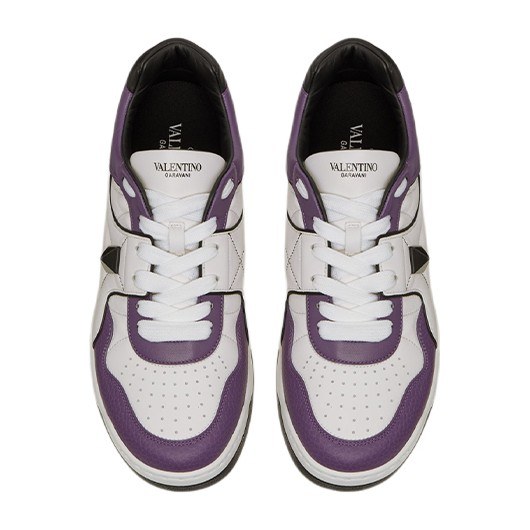 Valentino One Stud White Purple
