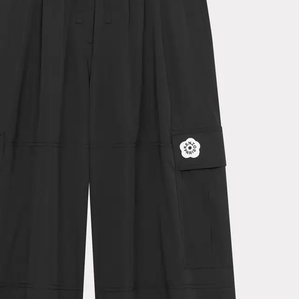 KENZO SS24 Sakura Elastic Straight Pants Black