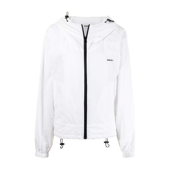 AMBUSH FW21 Logo Zip Jacket White