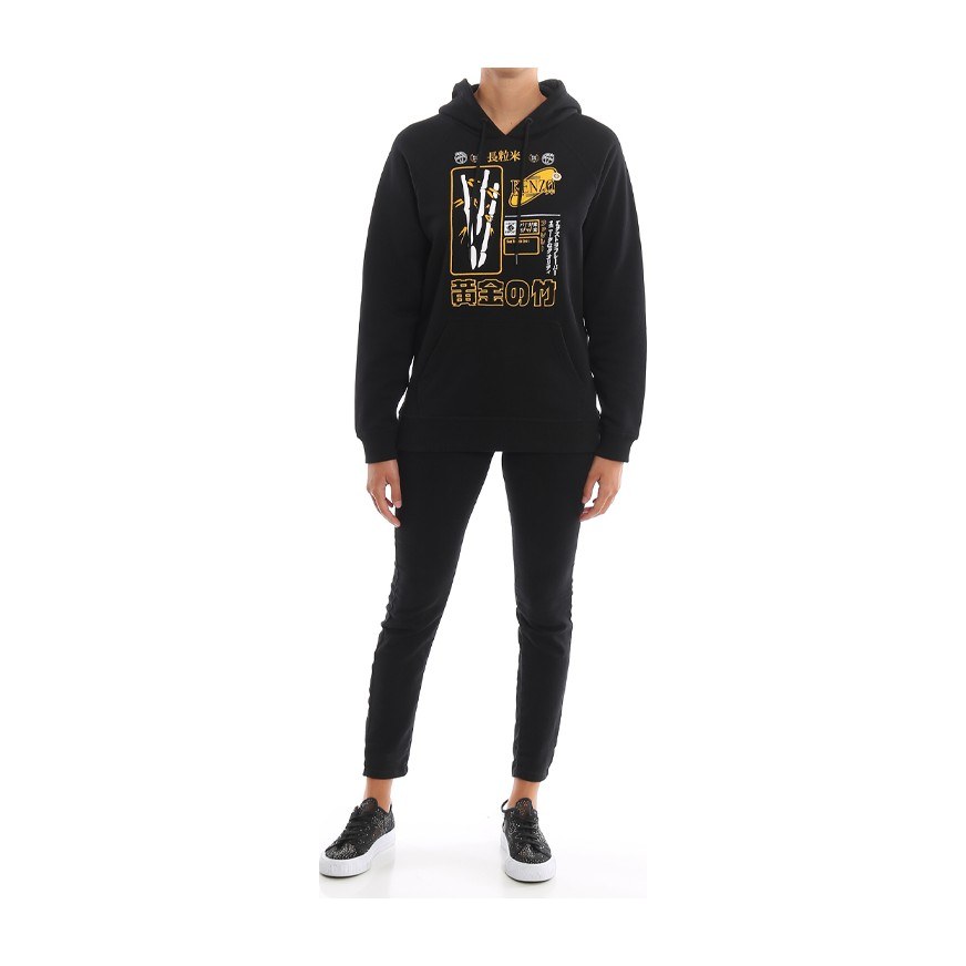 KENZO Embroidered Hoodie Black