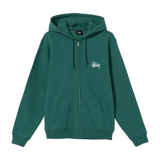 Stussy Logo Zip Hoodie