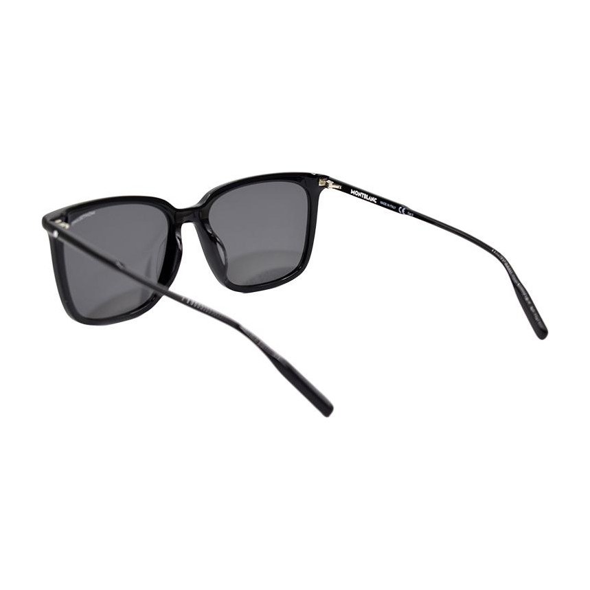 Montblanc Hexagonal Star Entry Sunglasses Black