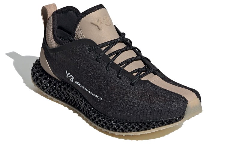 Y-3 4D Runner Black Brown