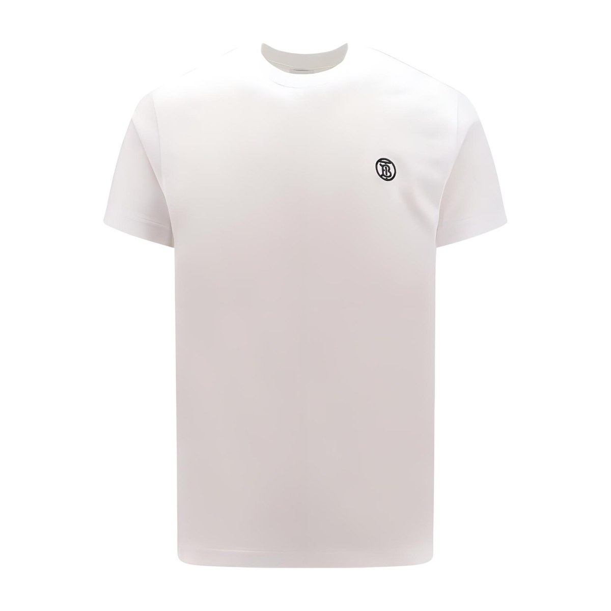 Burberry Logo Embroidered T-Shirt White