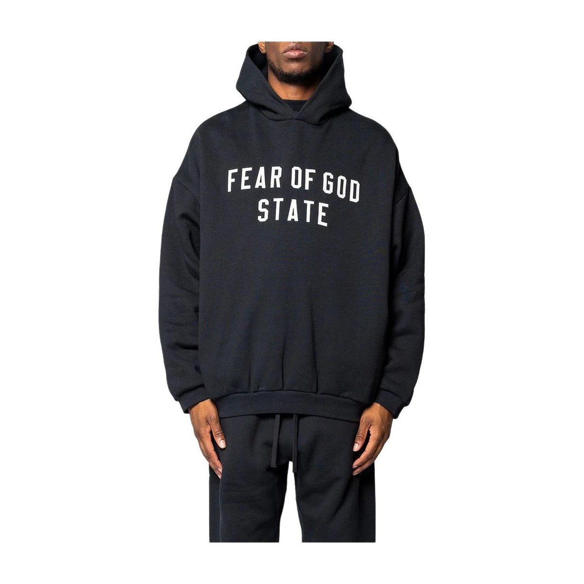 Fear of God Essentials 90S Fit Hoodie Jet Black
