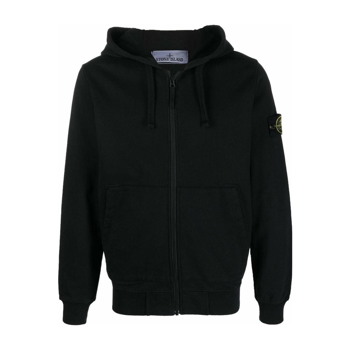 Stone Island SS23 Logo Hoodie Black