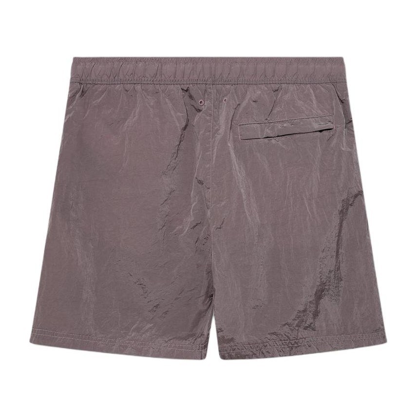 Stone Island SS24 Nylon Logo Shorts Pink