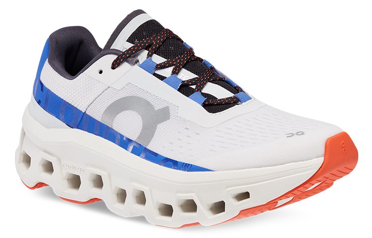 On Cloudmonster White Navy