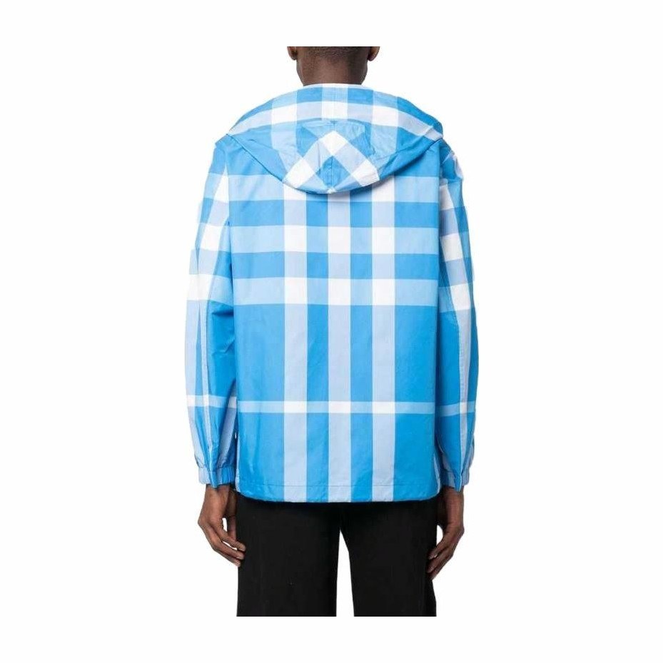 Burberry Hooded Jacket Blue